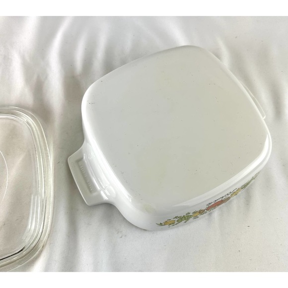 Vintage Corning Ware L'Echalote Spice of Life A-1-B One Quart Dish with Lid Rare - Picture 6 of 12